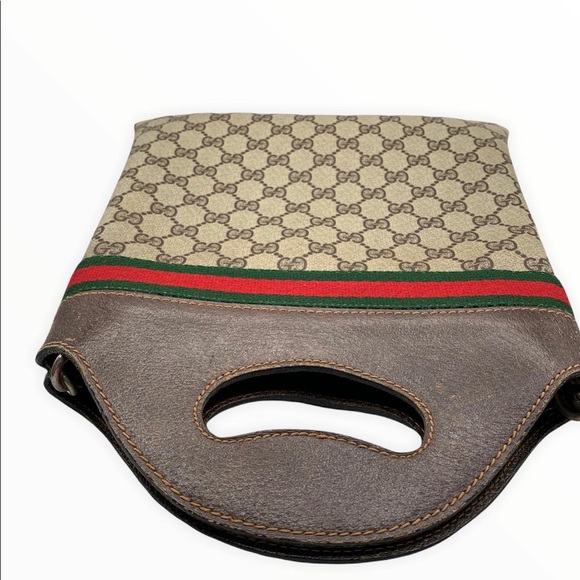 $1️⃣0️⃣0️⃣0️⃣ GUCCI Vintage Monogram Web Top Handle Bag - Picture 8 of 9